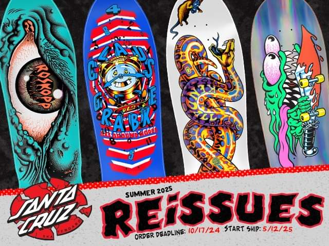 Santa Cruz Summer 2025 reissues - SkateTillDeath.com