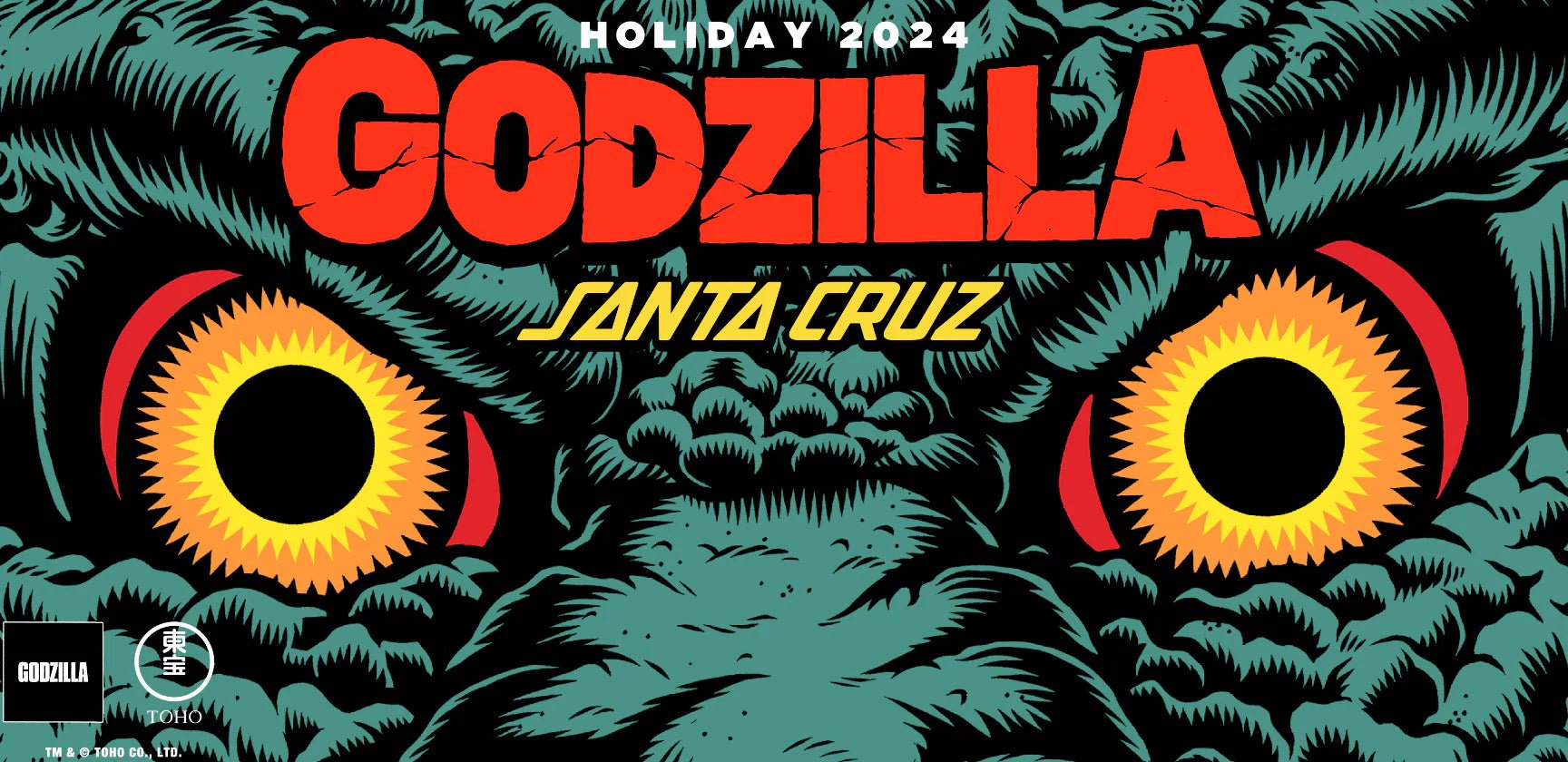 Santa Cruz Unleashes Godzilla Collection with Massive Skateboard Deck and More Coming This November - SkateTillDeath.com