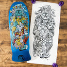 10.125in Godzilla Kaiju Roskopp Santa Cruz Skateboard Deck - SkateTillDeath.com