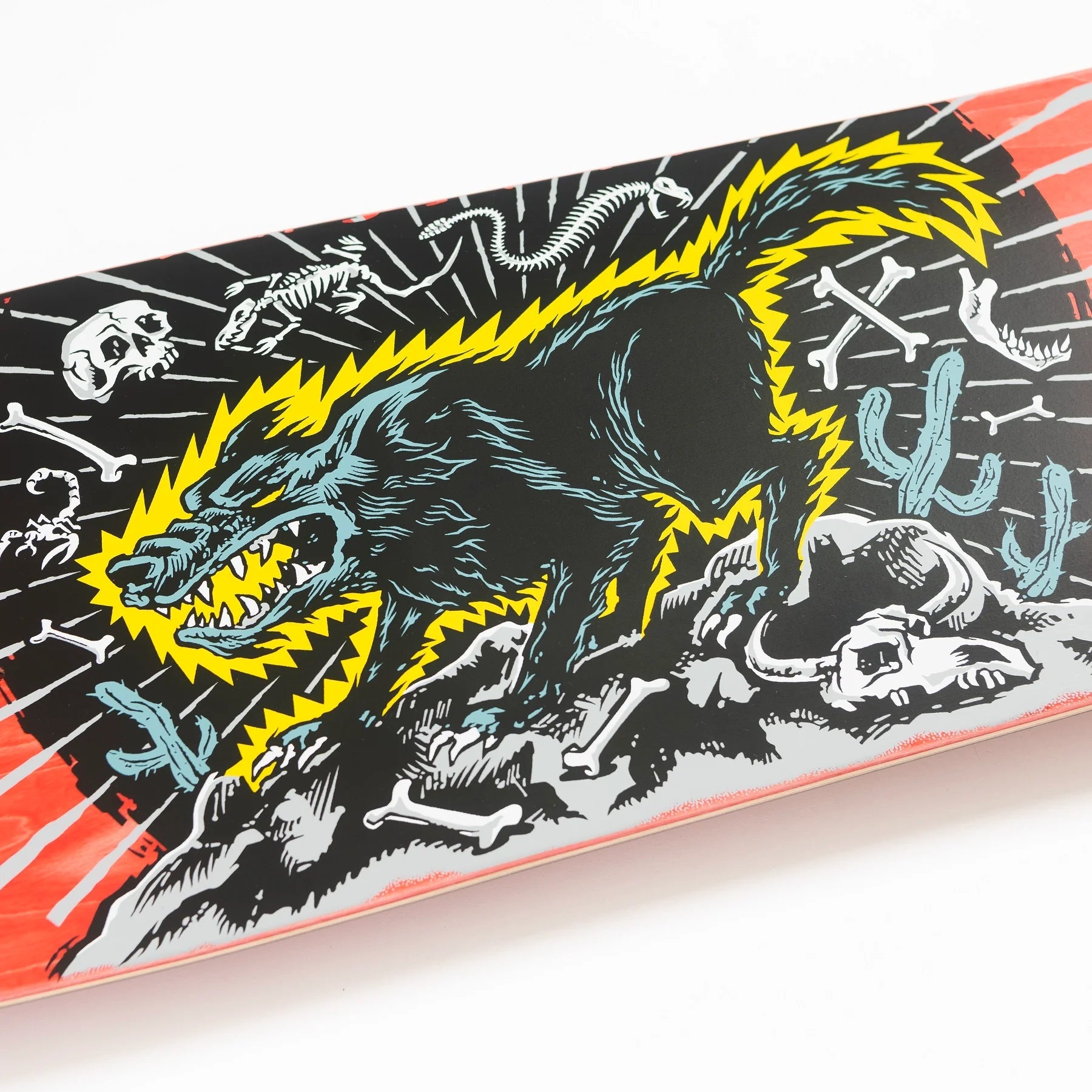 9.28in Kendall Wolf Reissue Santa Cruz Skateboard Deck - SkateTillDeath.com