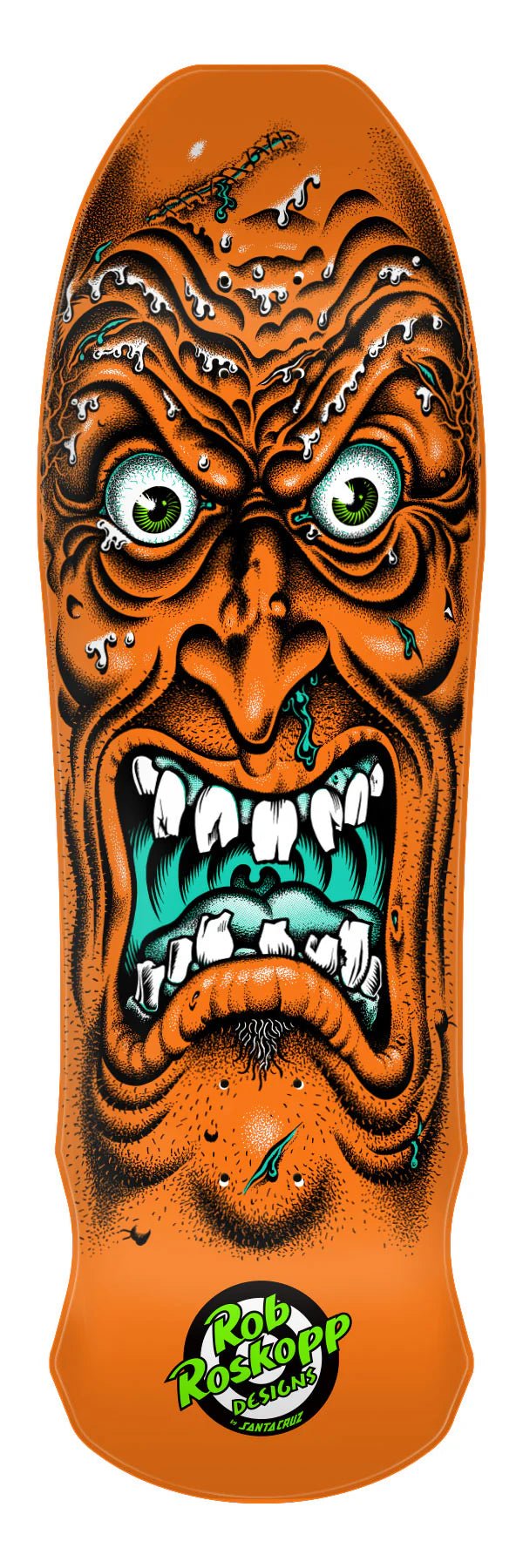 9.5in Roskopp Face Santa Cruz Reissue Skateboard Deck - SkateTillDeath.com