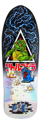 9.89in Godzilla Jr. Natas Santa Cruz Skateboard Deck - SkateTillDeath.com