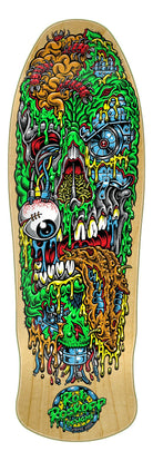 9.933in Roskopp Face Three Santa Cruz Reissue Skateboard Deck - SkateTillDeath.com