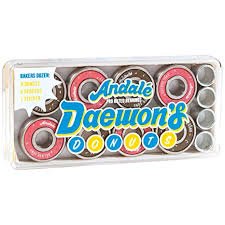 Abec Daewon S. Donut (Silver) Bearings - SkateTillDeath.com