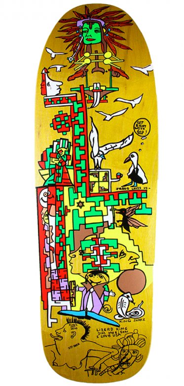 Deck Prime Jeremy Henderson Pocket Pistols Mark Gonzales Art - 9.88" - SkateTillDeath.com