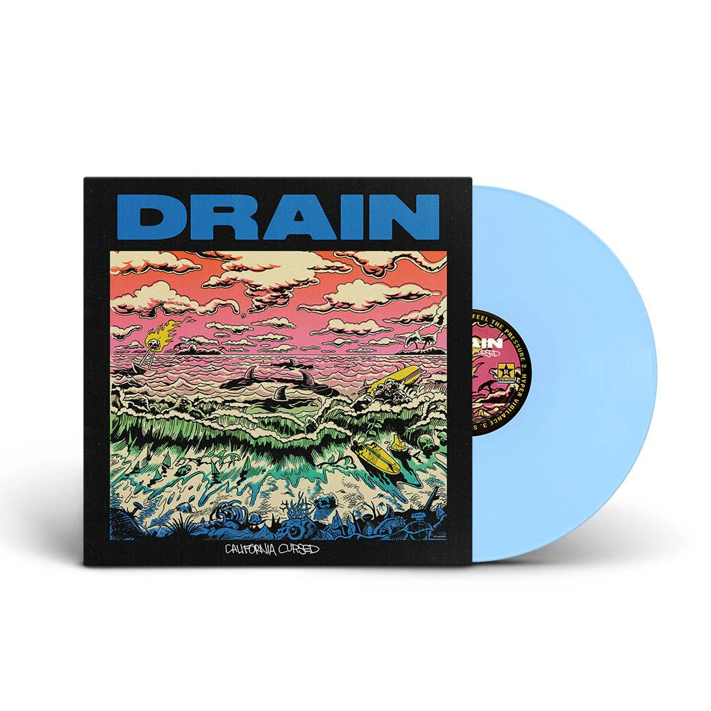 DRAIN "CALIFORNIA CURSED" COLOURED VINYL - SkateTillDeath.com