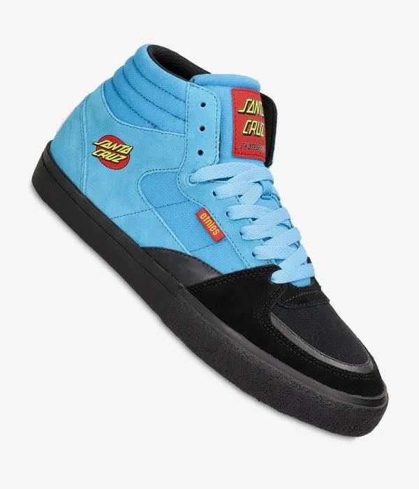 Etnies x Santa Cruz Screw Vulc Mid Chaussure (black blue black) - SkateTillDeath.com