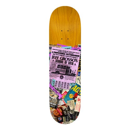 Grosso One-Off 'School Of Sk-18' Popsicle 8.75" (Multi) Deck - SkateTillDeath.com