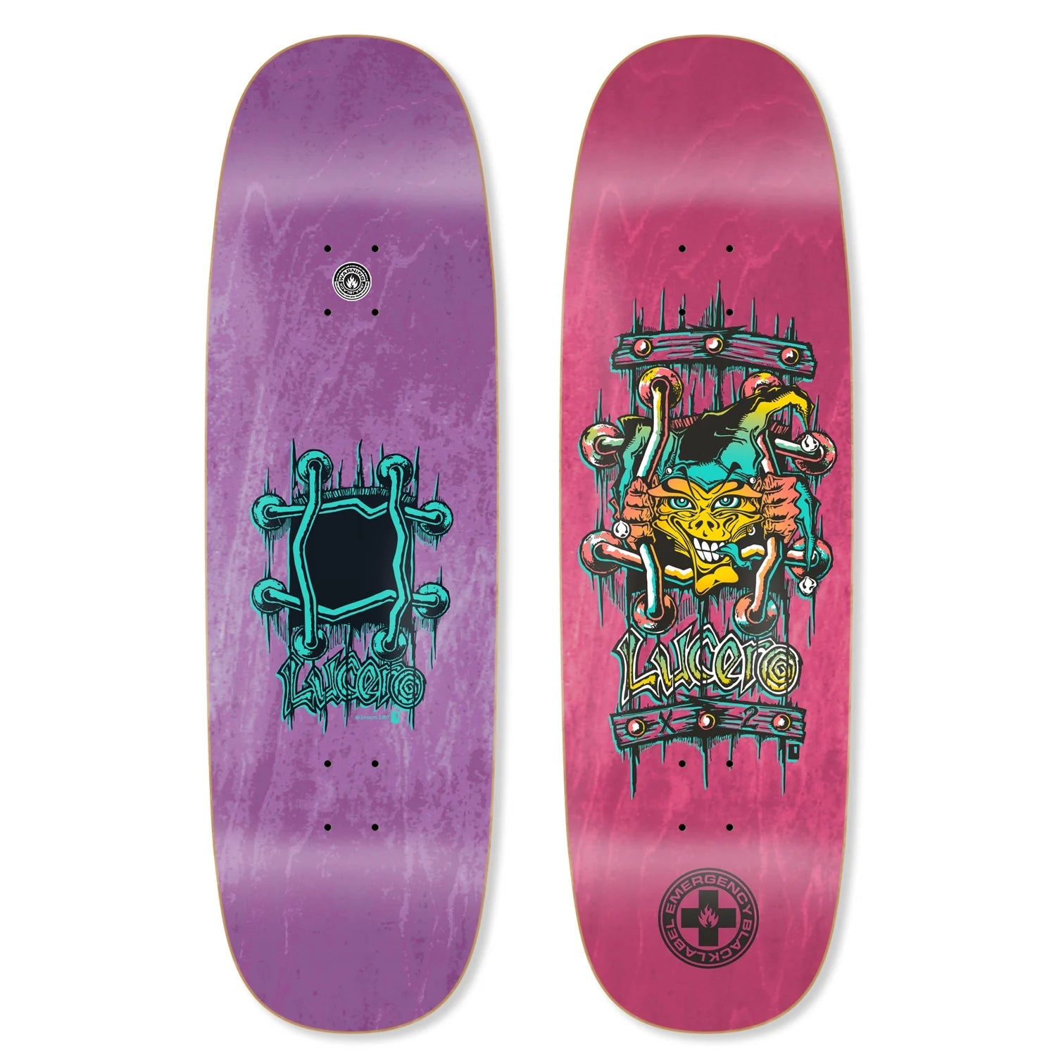 John Lucero "X2" 9.5" Tugboat Shape - SkateTillDeath.com