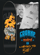 MADRID CLAUS GRABKE SHOF 8.625" OLD SCHOOL SKATEBOARD DECK - SkateTillDeath.com