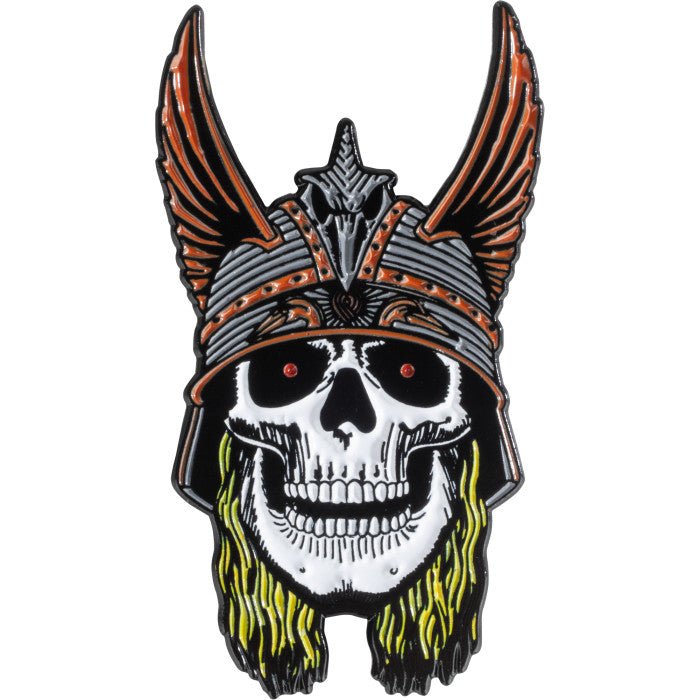 Powell Peralta Andy Anderson Skull Lapel Pin - SkateTillDeath.com