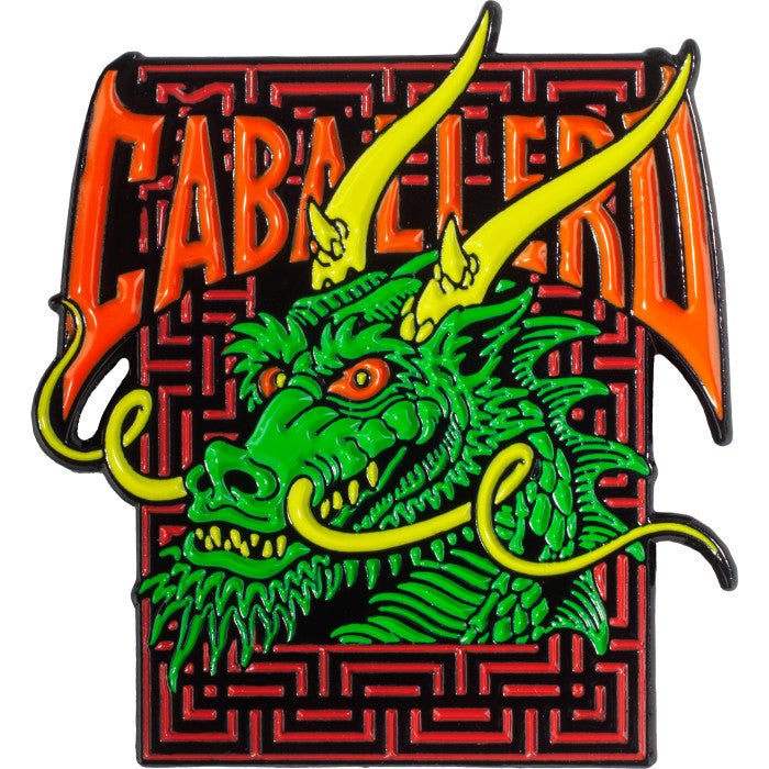 Powell Peralta Cab Street Dragon Green Lapel Pin - SkateTillDeath.com