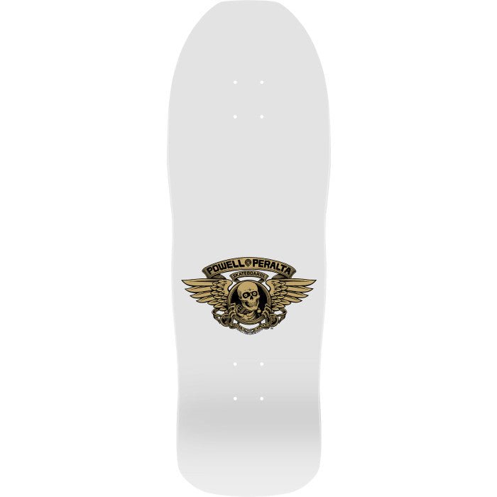 Powell Peralta Mike Vallely Bug Reissue Skateboard Deck White - 10 x 30.25 - SkateTillDeath.com