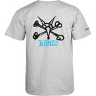 Powell Peralta Rat Bones T-shirt - Athletic Heather - SkateTillDeath.com