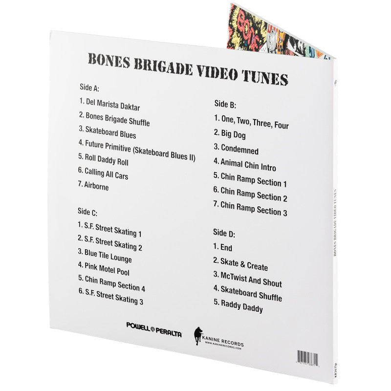 Powell Peralta Vinyl LP Bones Brigade Video Tunes - SkateTillDeath.com