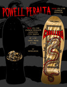 Pre - Order Now: Powell - Peralta Steve Caballero Chinese Dragon '22' 10" Gold Foil Skateboard Deck A Legendary Design in Stunning Gold Foil - SkateTillDeath.com