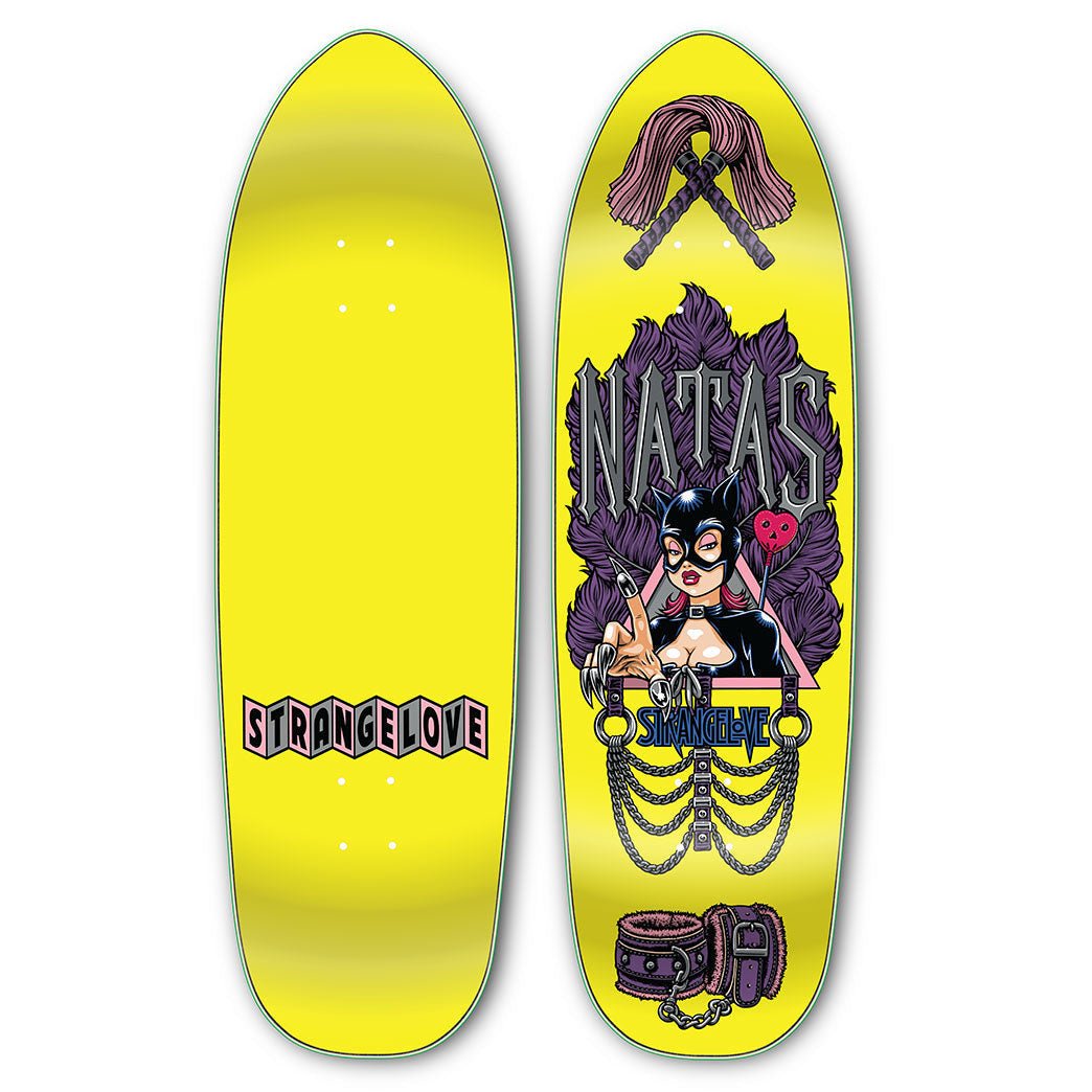 Strangelove Natas Kaupas Yellow 10.0 Deck SkateTillDeath