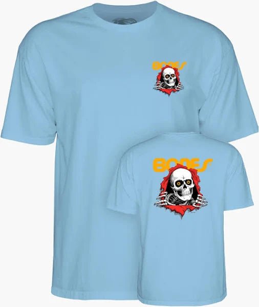 T-shirt Powell Peralta Ripper Ligth Blue - SkateTillDeath.com