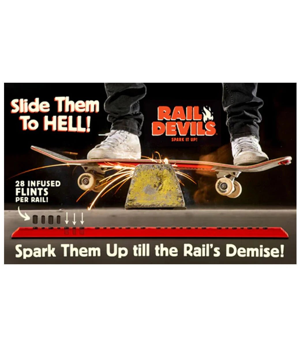 TAIL DEVIL Rail Devils - Red - SkateTillDeath.com