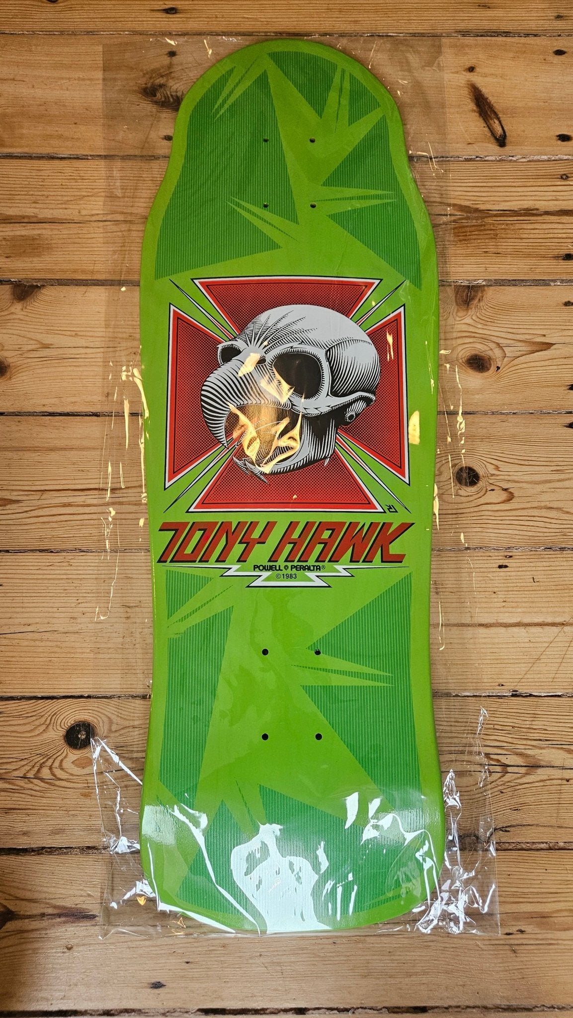 Tony Hawk Bones Brigade Series 15 - Lime green with small defect - SkateTillDeath.com