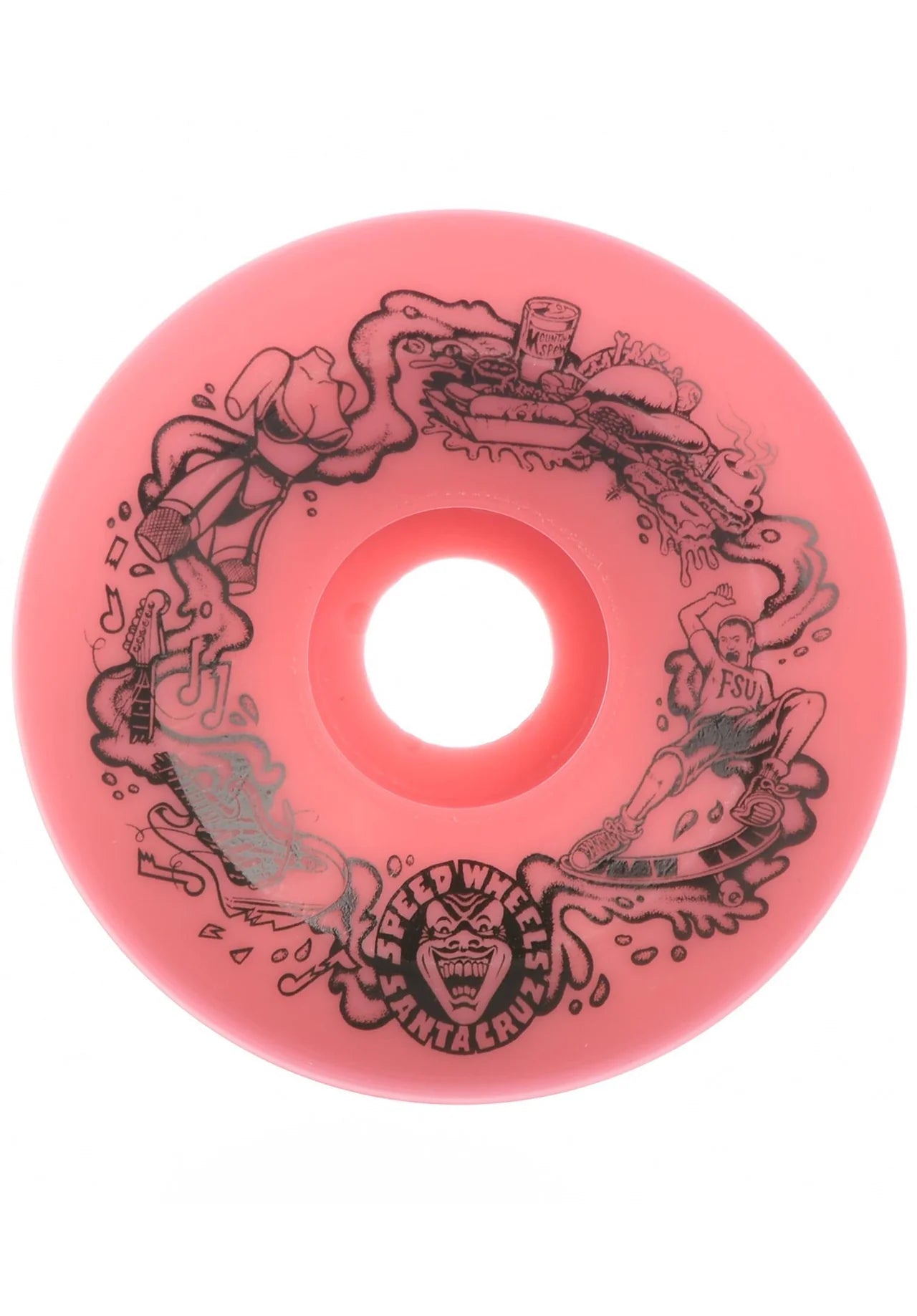 Slime Balls 65mm Big Balls Pink 92a Wheels (set of 4) - FA SKATES