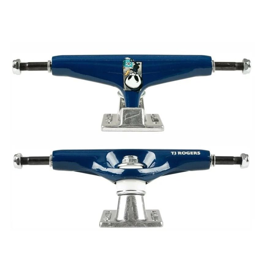 Alum Rogers Reaper Box 5.5" (Navy) Trucks (Set of 2) - SkateTillDeath.com