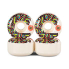 Blind OG Stacked 51mm Skateboard Wheels - White - SkateTillDeath.com