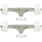 Enjoi Double Panda Truck And Wheel Combo Raw/White 5.25" Skateboard Trucks - SkateTillDeath.com