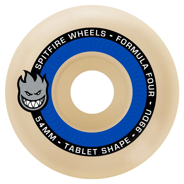 F4 99 Tablets 52mm (Natural) Skateboard Wheels - SkateTillDeath.com