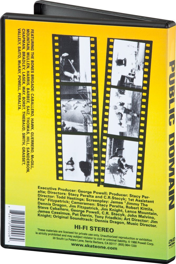 Powell Peralta Public Domain DVD - SkateTillDeath.com