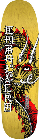 Powell Peralta Steve Caballero Ban This Dragon Reissue Skateboard Deck Yellow Stain - 9.265 x 32 - SkateTillDeath.com