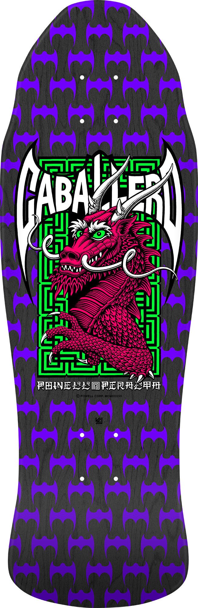 Powell Peralta Steve Steadham Skull & Spade Reissue Deck 10 Purple – Black  Sheep Skate Shop