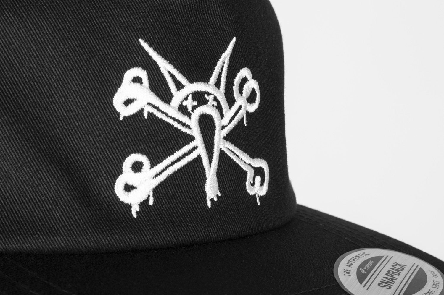 Powell Peralta Vato Rat Snap Back Cap - Black - SkateTillDeath.com