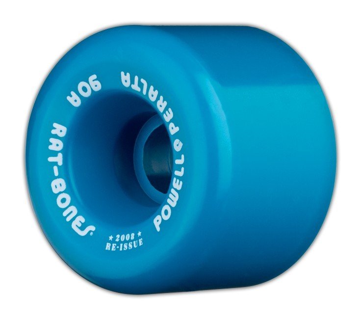 Skateboard Wheels Powell Peralta rat bones 90A - 60mm blue - SkateTillDeath.com