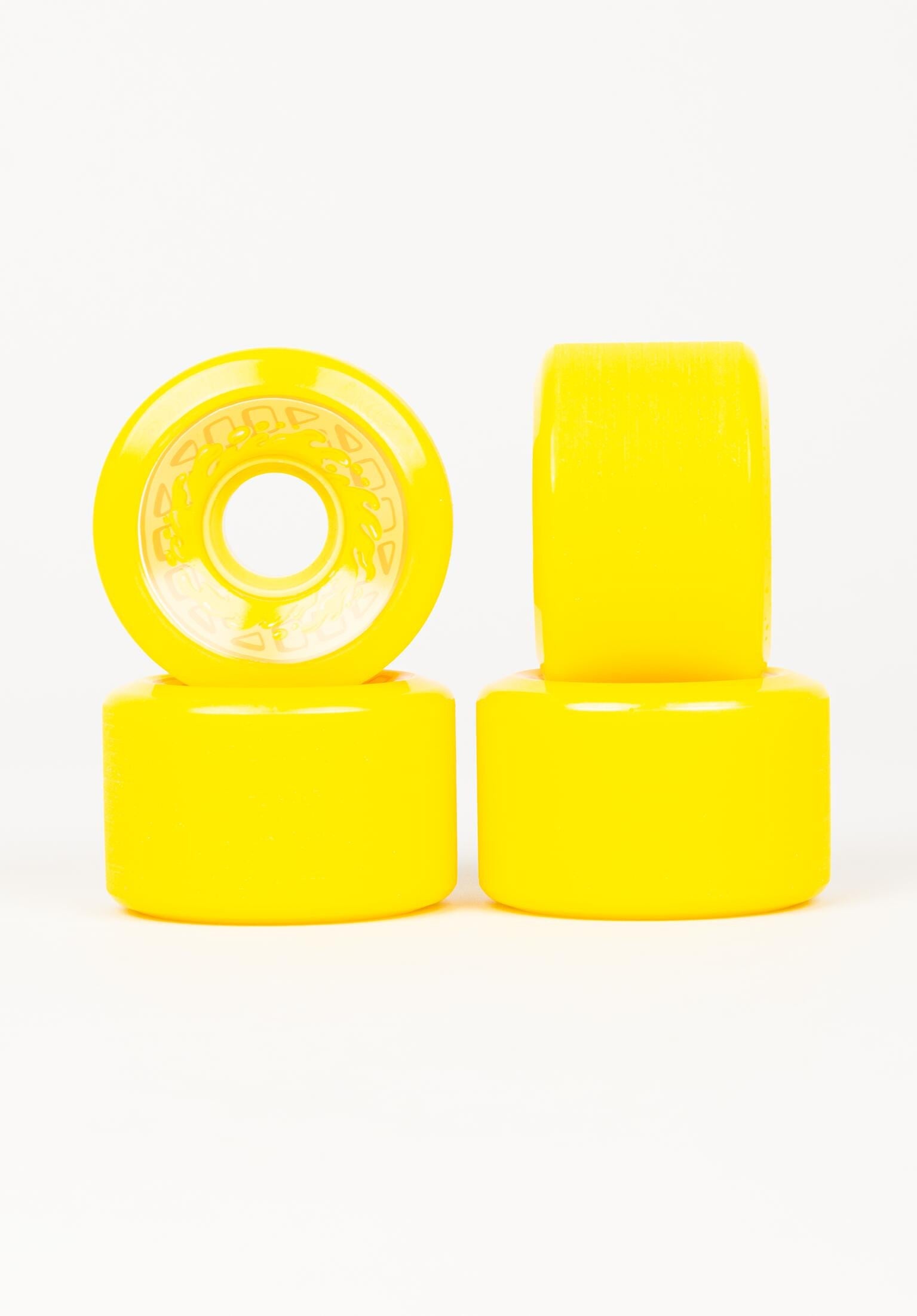 Slime Balls OG Slime 78A Skateboard Wheels - Trans Yellow - 66mm