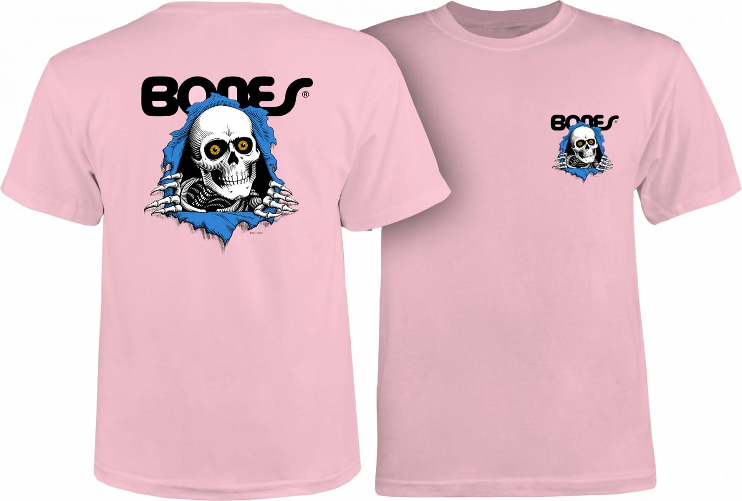 T-Shirt Powell-Peralta Ripper Pink - SkateTillDeath.com