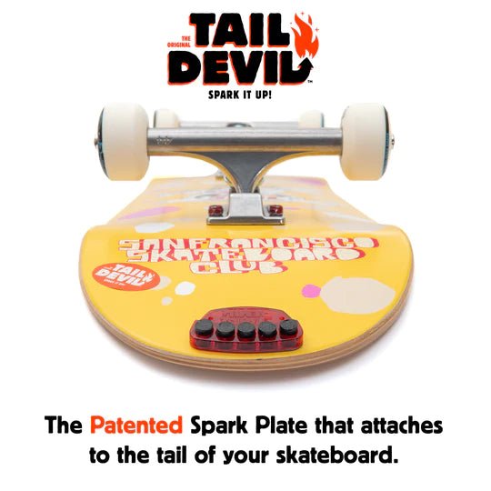 Tail Devil skateboard spark plate - SkateTillDeath.com