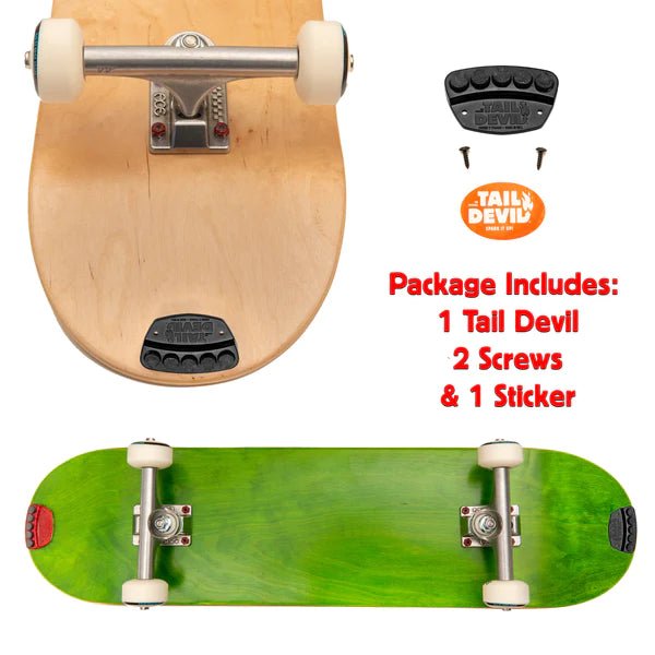 Tail Devil skateboard spark plate - SkateTillDeath.com