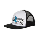 Thrasher Screaming Logo Trucker Santa Cruz Hat White - SkateTillDeath.com