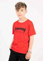 Youth Thrasher Skate Mag T-Shirt Red - SkateTillDeath.com