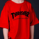 Youth Thrasher Skate Mag T-Shirt Red - SkateTillDeath.com